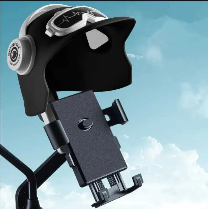 عرض رائع دراجة كهربائية لطيفة دراجة نارية متنقلة حامل حامل بخوذة Great Offer Cute Electric Bike Portable Motorcycle Helmet Carrier Rack