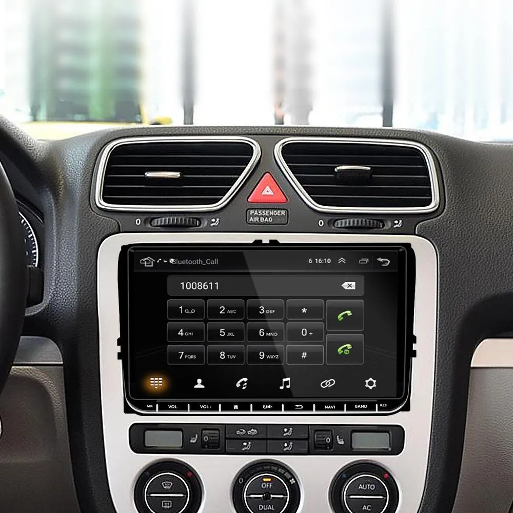 9 Inch Carplay Android10.0 Navigator For Volkswagen - 1   16G - Standard   12Lights Camera