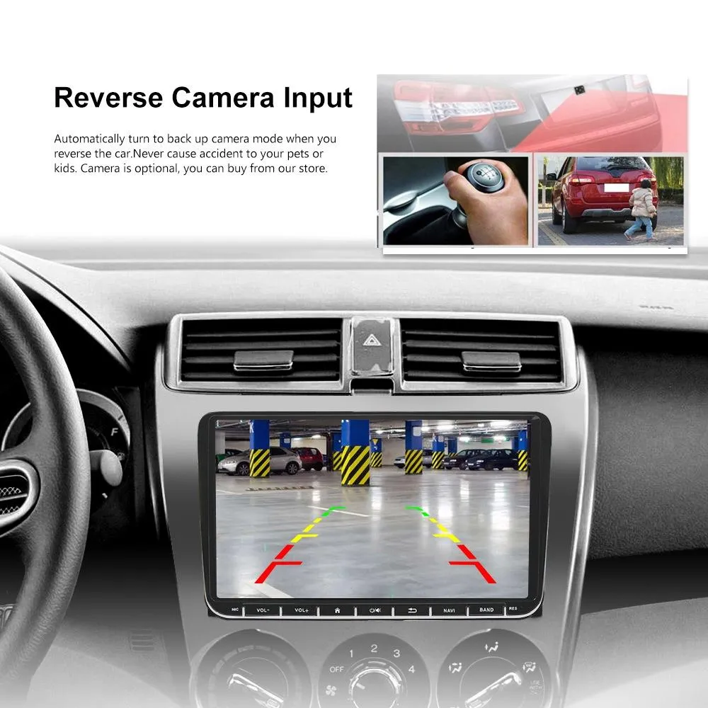 9 Inch Carplay Android10.0 Navigator For Volkswagen - 1   16G - Standard   12Lights Camera