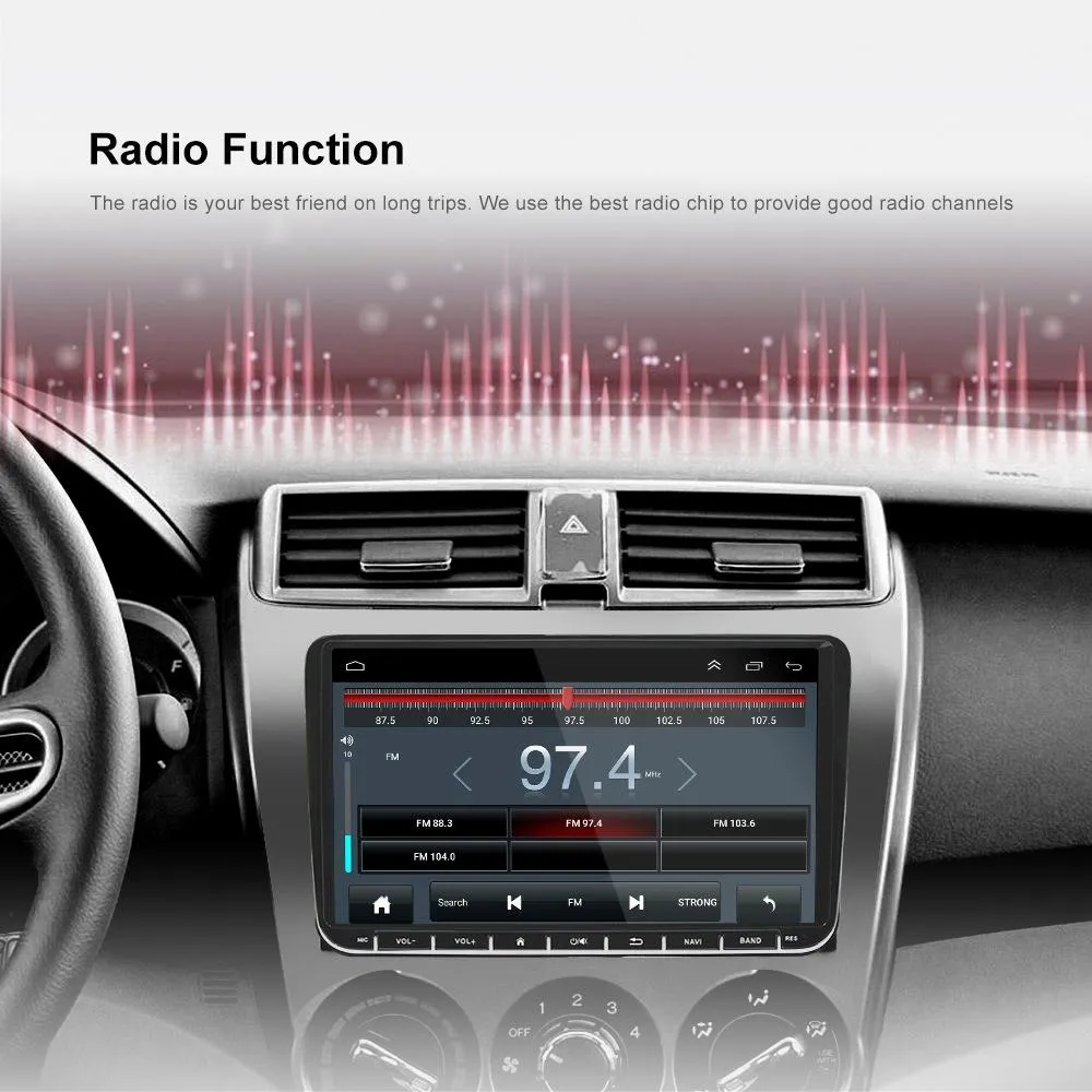 9 Inch Carplay Android10.0 Navigator For Volkswagen - 1   16G - Standard   12Lights Camera