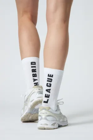 HybridHL Sock - White