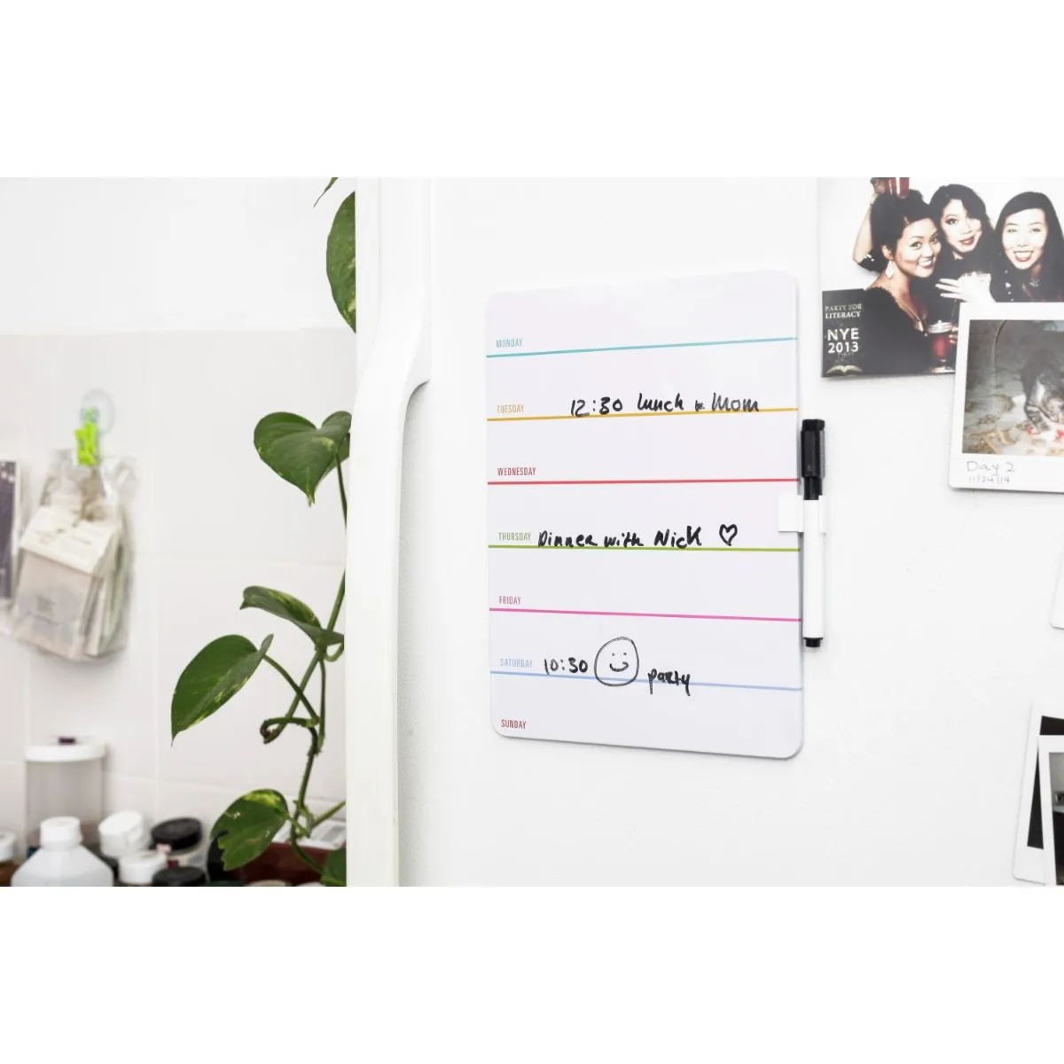 KIKKERLAND Daily Dry Erase Board - White