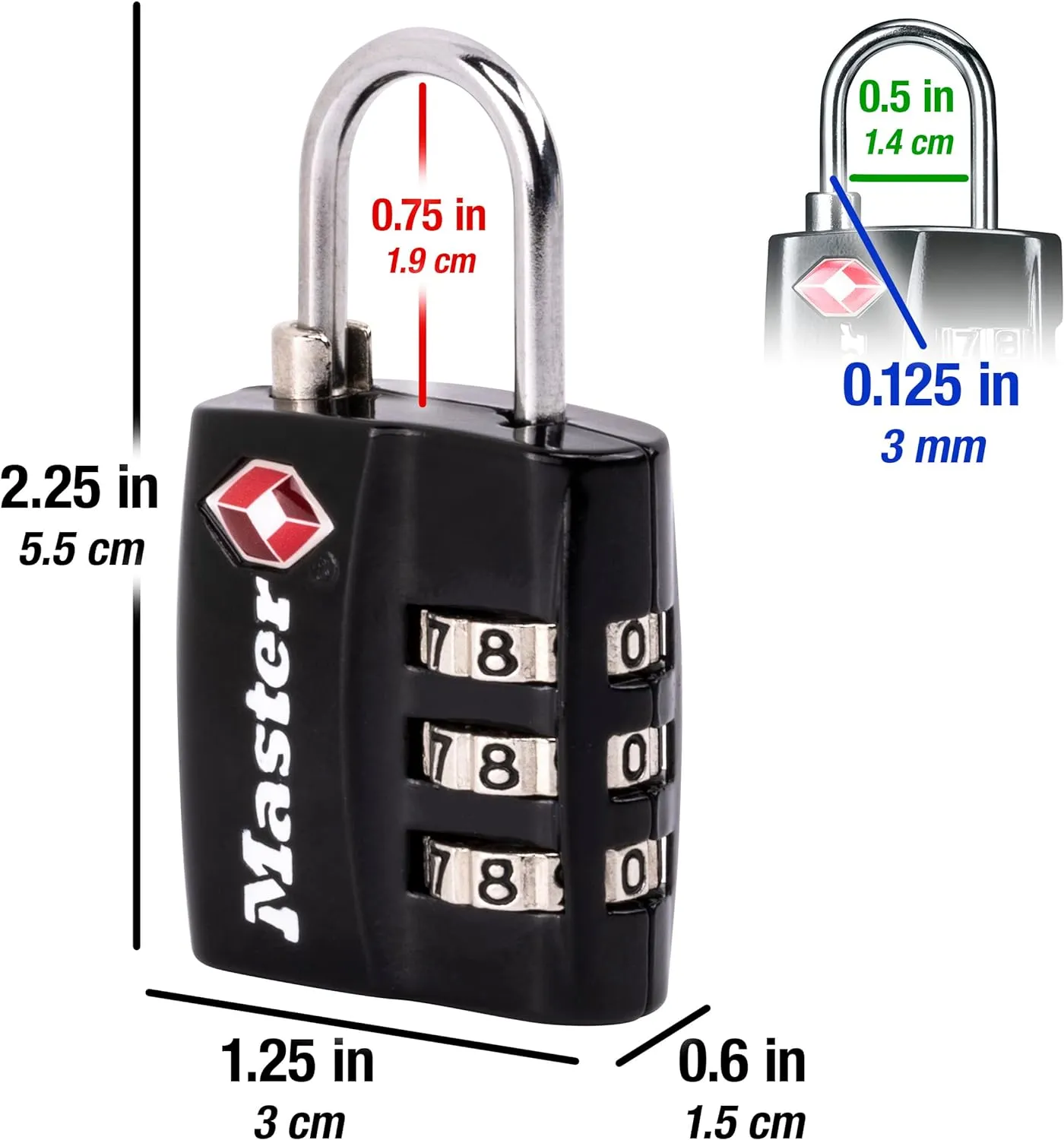 Masterlock - 4680DBLK