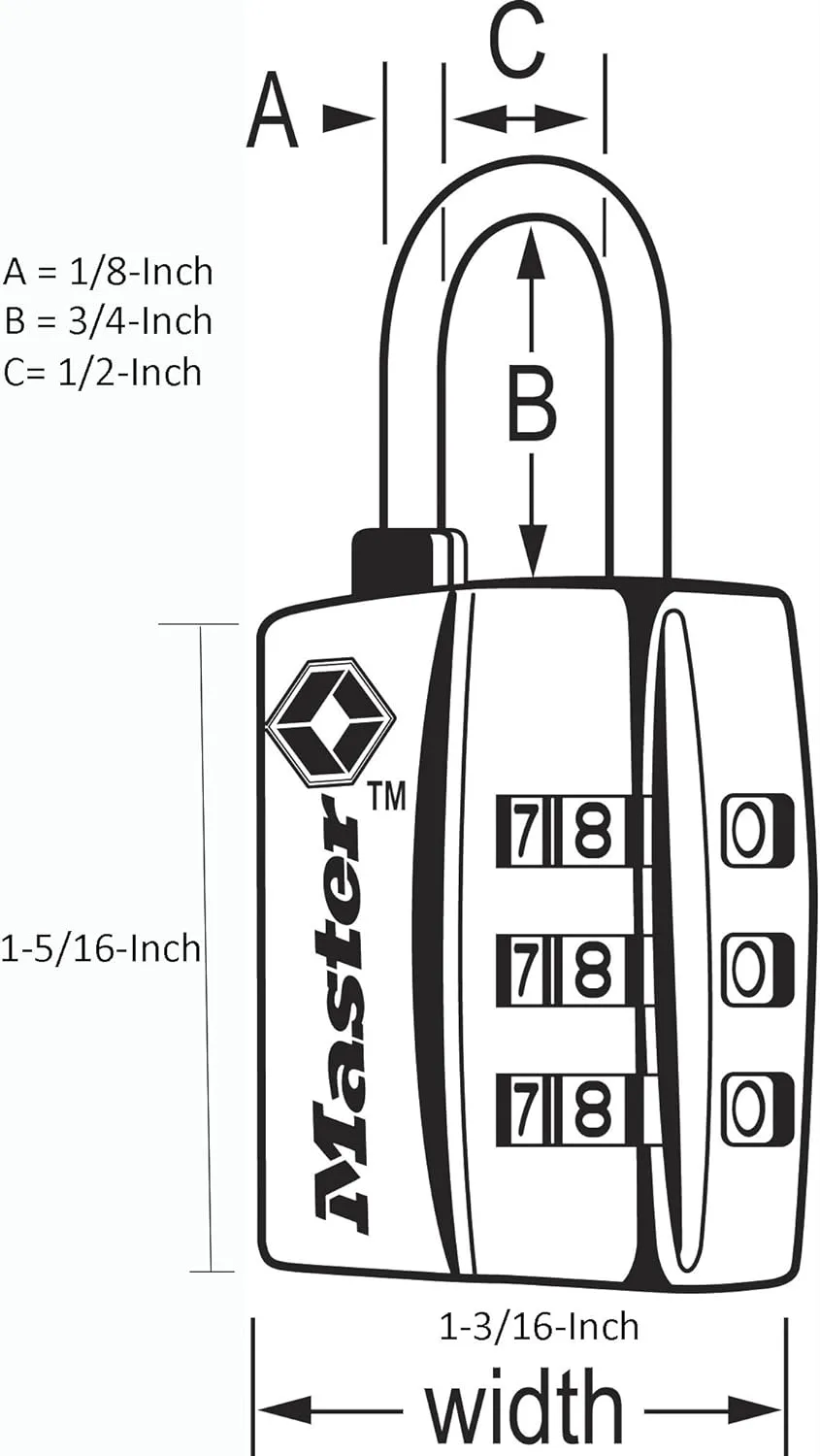 Masterlock - 4680DBLK