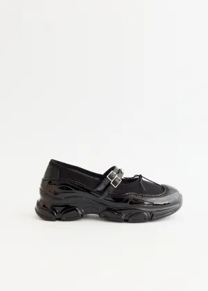 Mesh Tracker Ballerinas With Embellishments