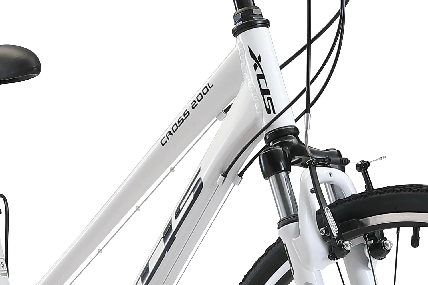XDS Cross 200 21sp 700C Step-Through Comfort Hybrid Bike  //  Arctic White