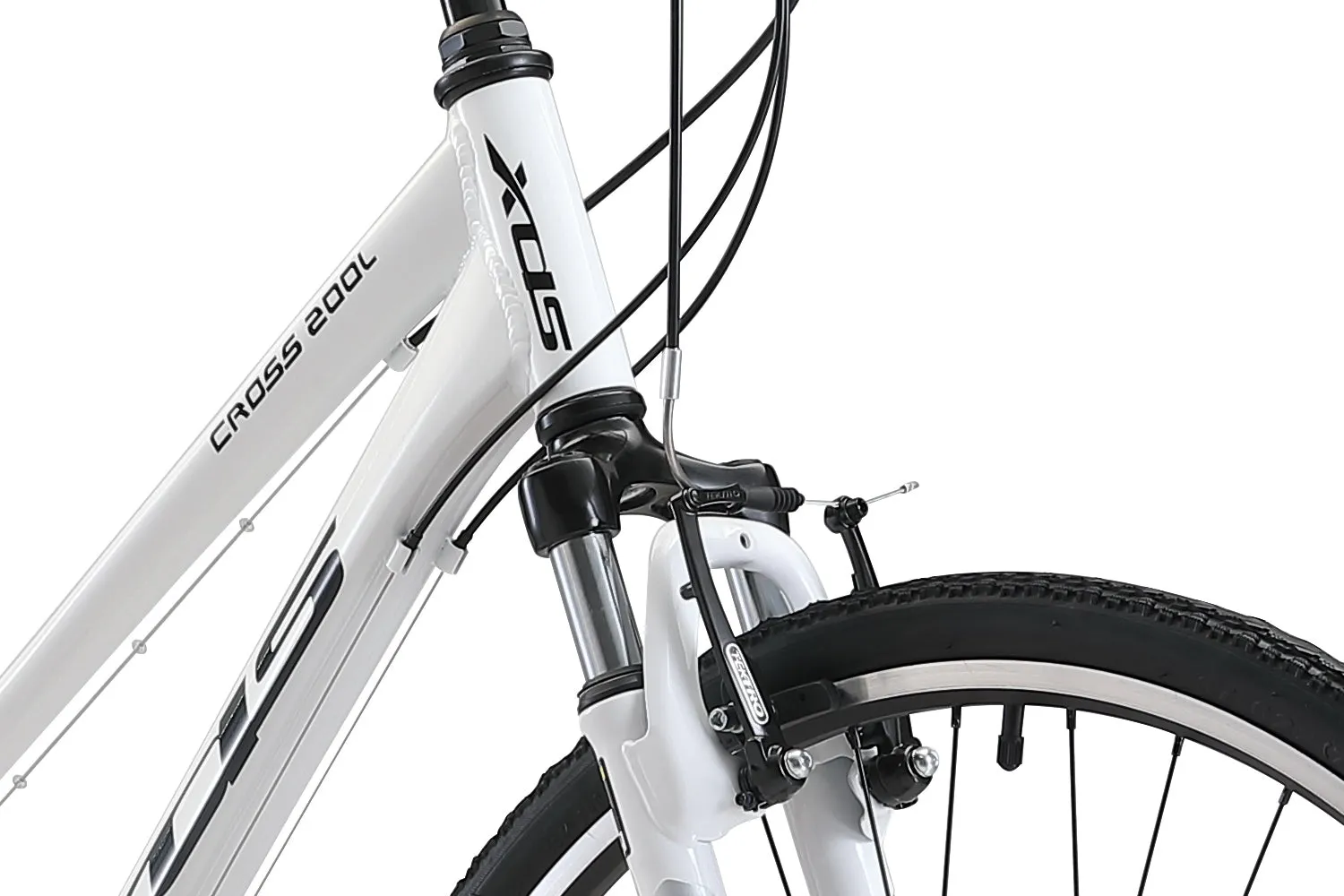 XDS Cross 200 21sp 700C Step-Through Comfort Hybrid Bike  //  Arctic White