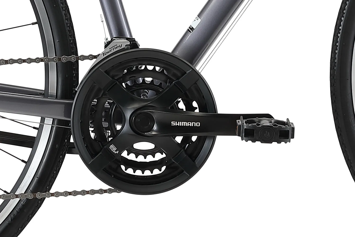 XDS Cross 200 21sp Comfort Hybrid Bike //  Graphite