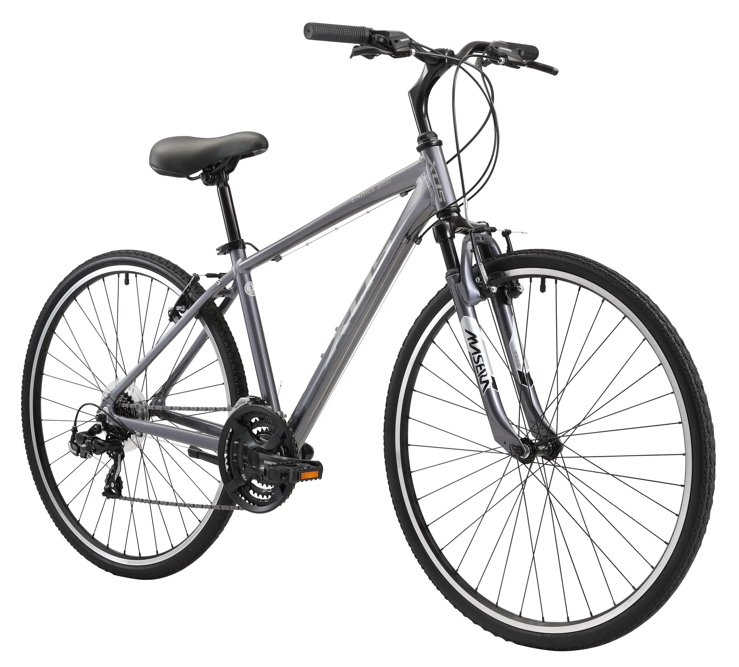 XDS Cross 200 21sp Comfort Hybrid Bike //  Graphite